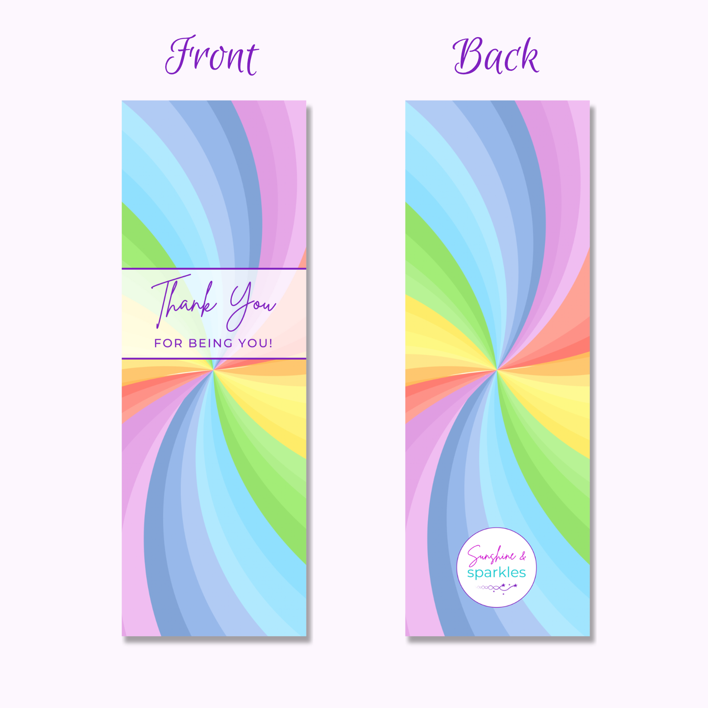 Thank You For Being You Bookmark