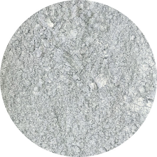 Sparkly Silver Coloured Mica
