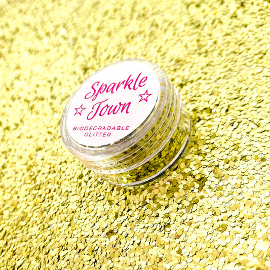 Gold Chunky Biodegradable Glitter