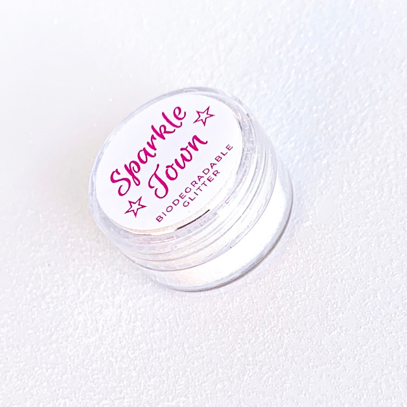 White Ultrafine Biodegradable Glitter