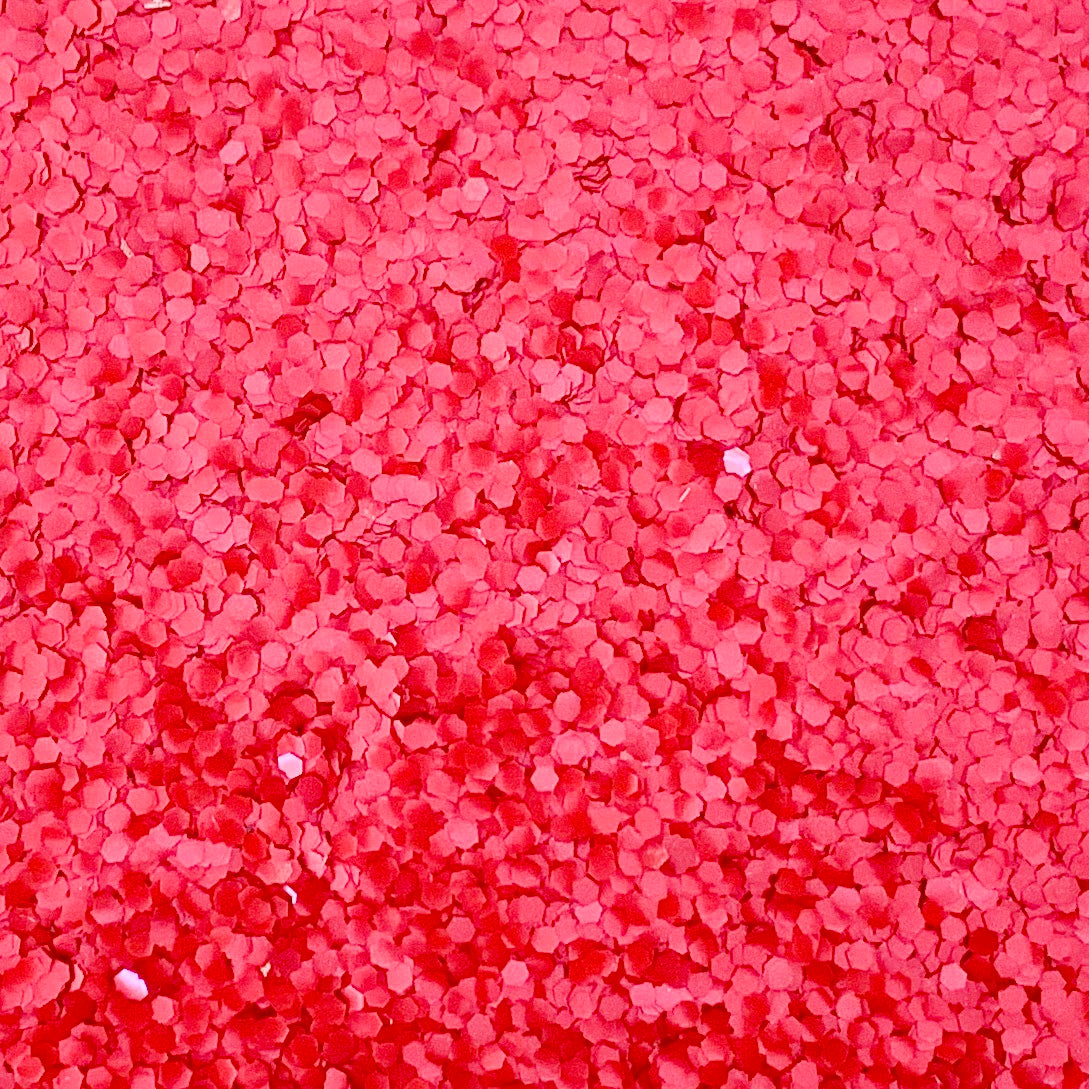Red Extra Chunky Biodegradable Glitter