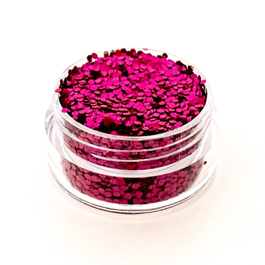 Dark Rose Chunky Biodegradable Glitter