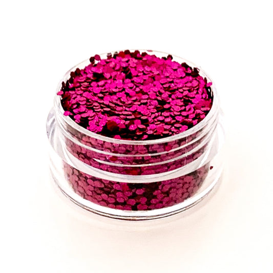 Dark Rose Chunky Biodegradable Glitter