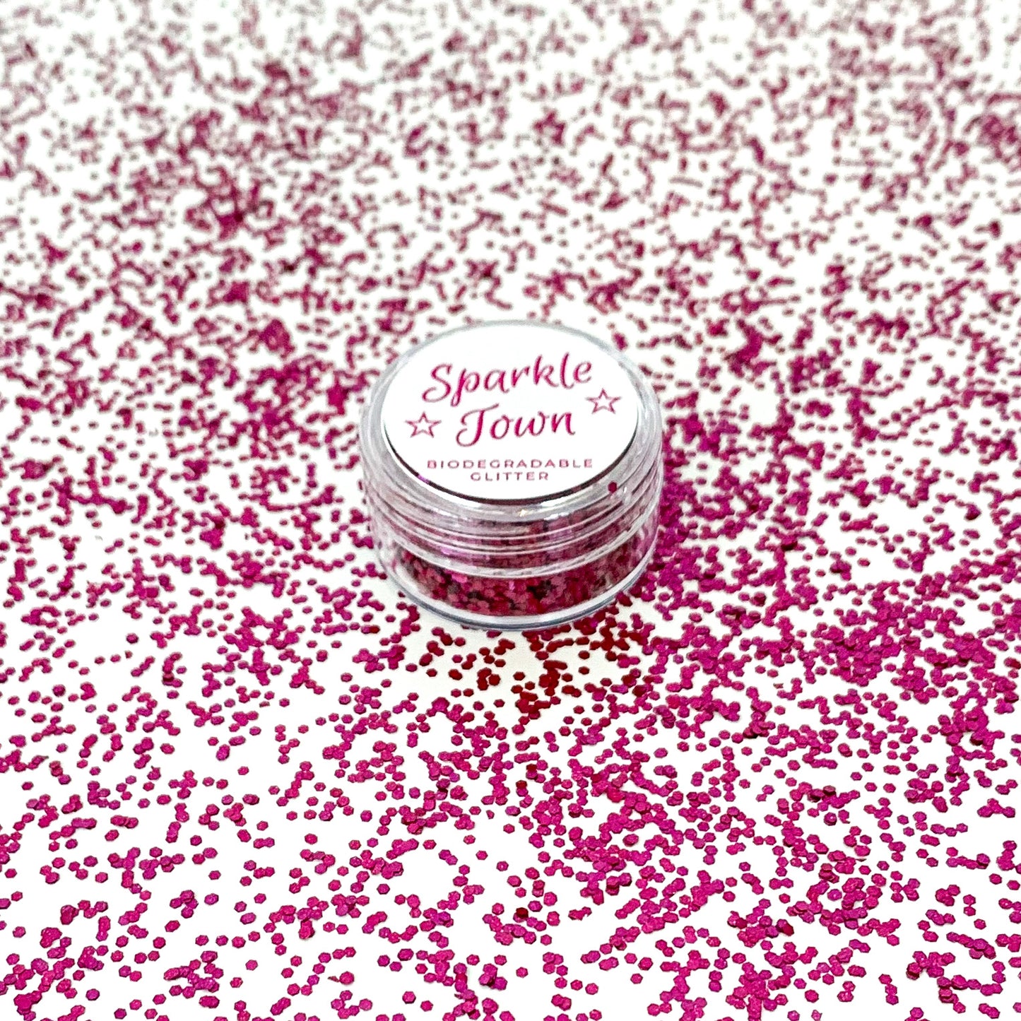 Dark Rose Chunky Biodegradable Glitter
