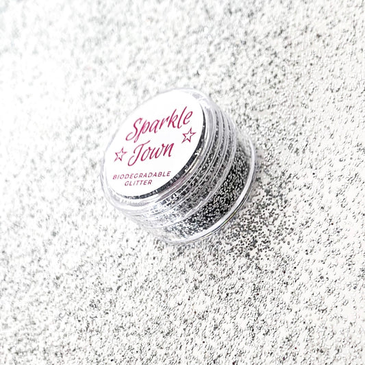 Silver Fine Biodegradable Glitter