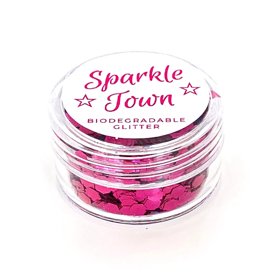 Dark Rose Extra Chunky Biodegradable Glitter