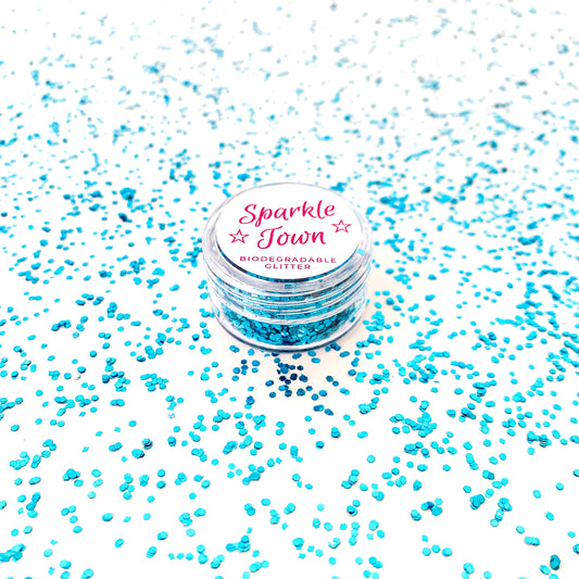 Sky Blue Chunky Biodegradable Glitter