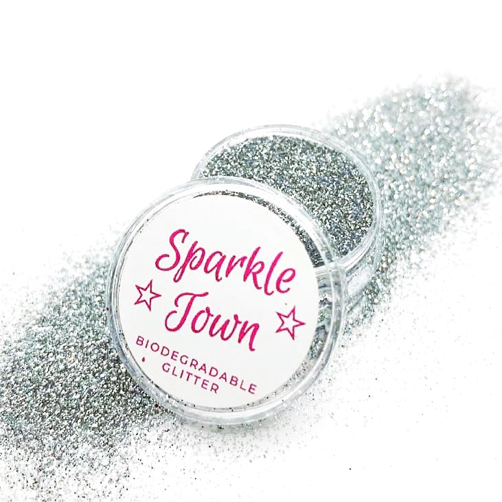 Silver Ultrafine Biodegradable Glitter