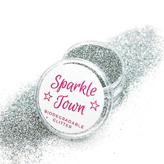 Silver Ultrafine Biodegradable Glitter