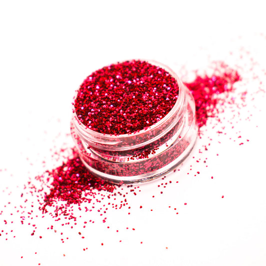 Red Fine Biodegradable Glitter