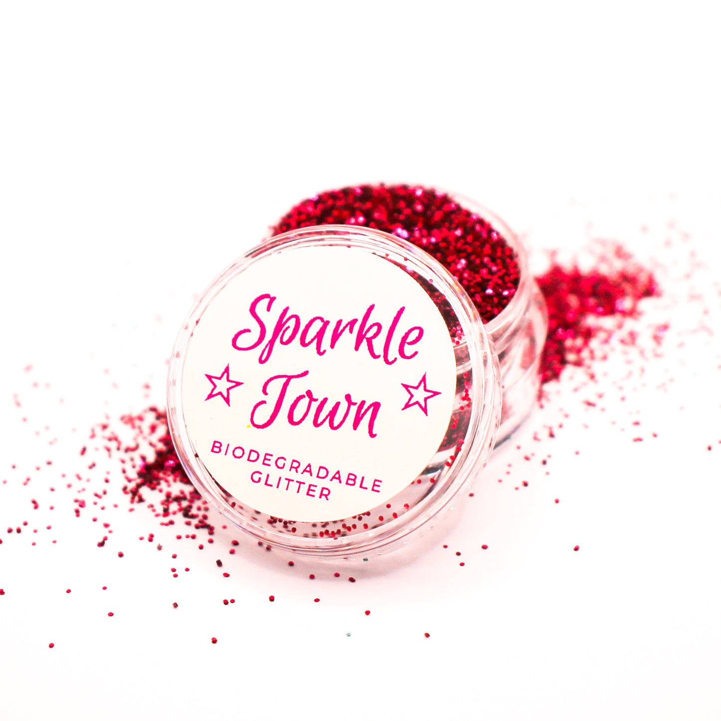 Red Fine Biodegradable Glitter