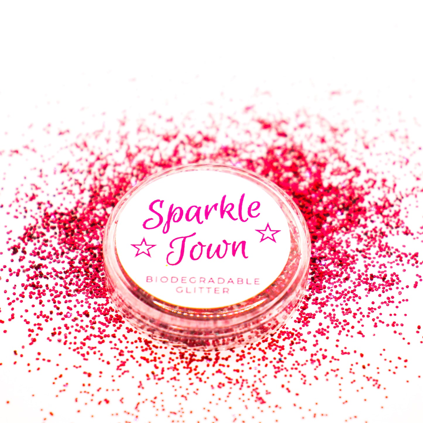 Red Fine Biodegradable Glitter