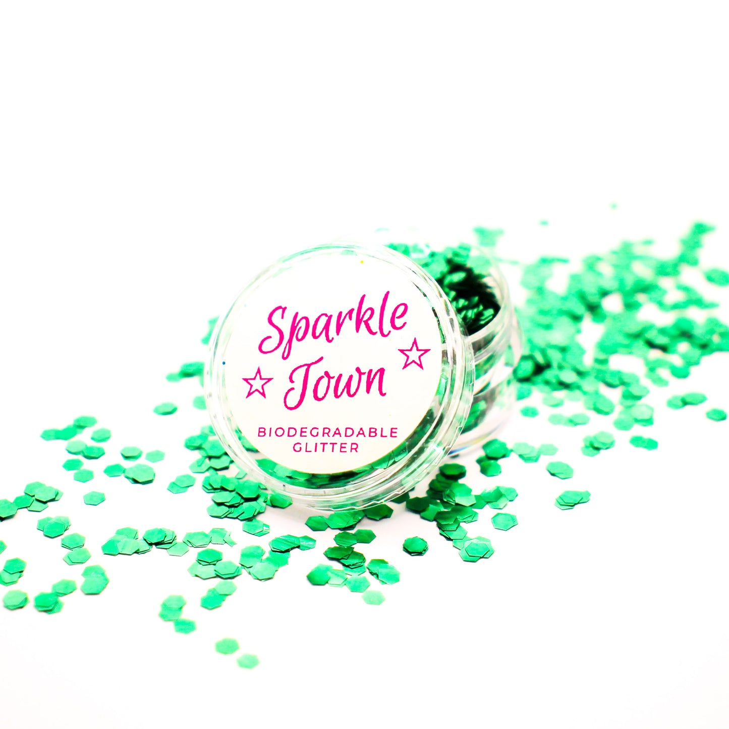 Green Extra Chunky Biodegradable Glitter