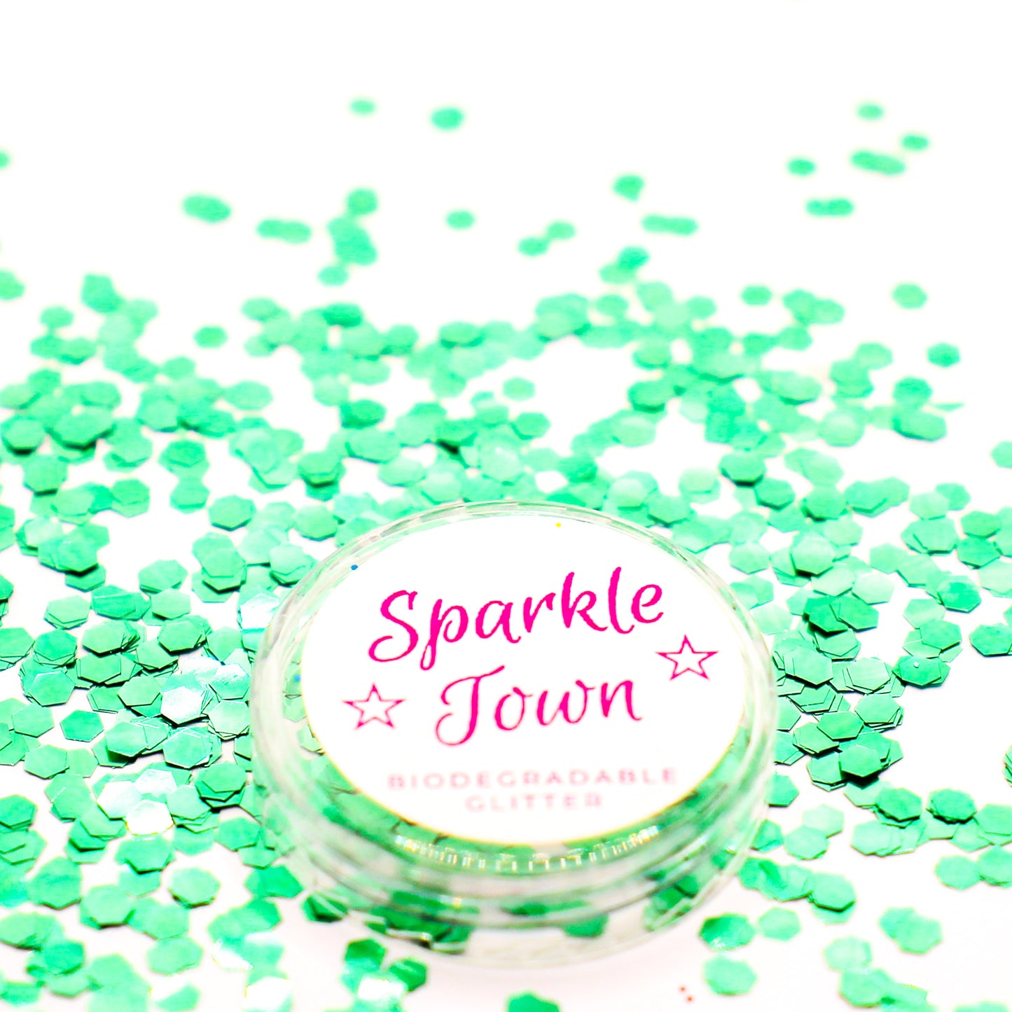 Green Extra Chunky Biodegradable Glitter