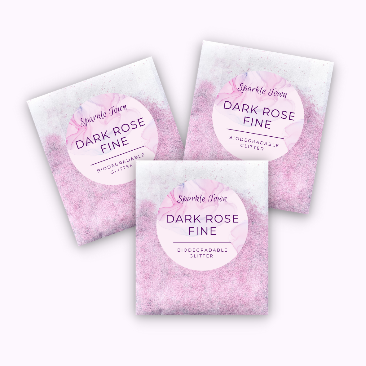 Dark Rose Fine Biodegradable Glitter