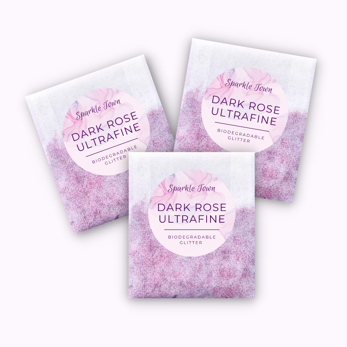 Dark Rose Ultrafine Biodegradable Glitter