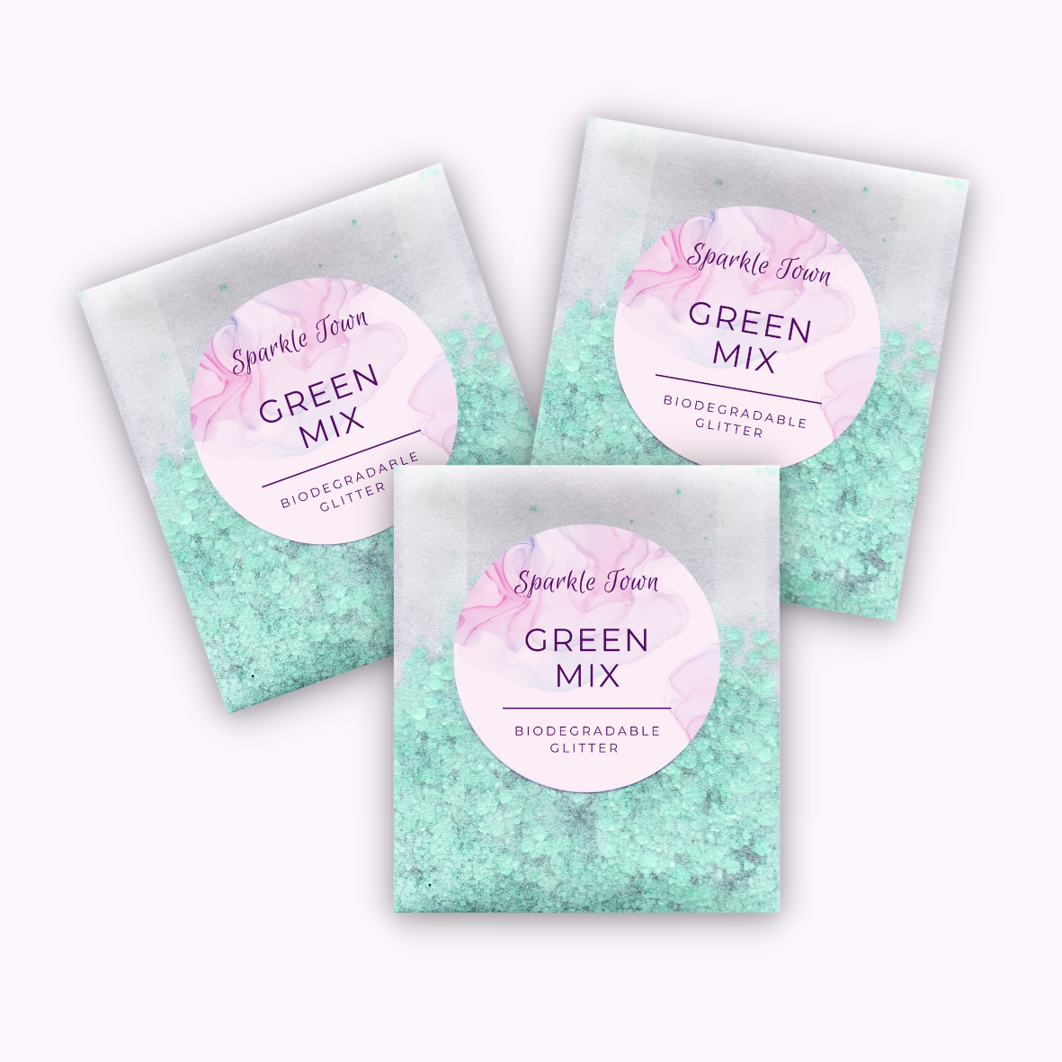 Green Mix Biodegradable Glitter
