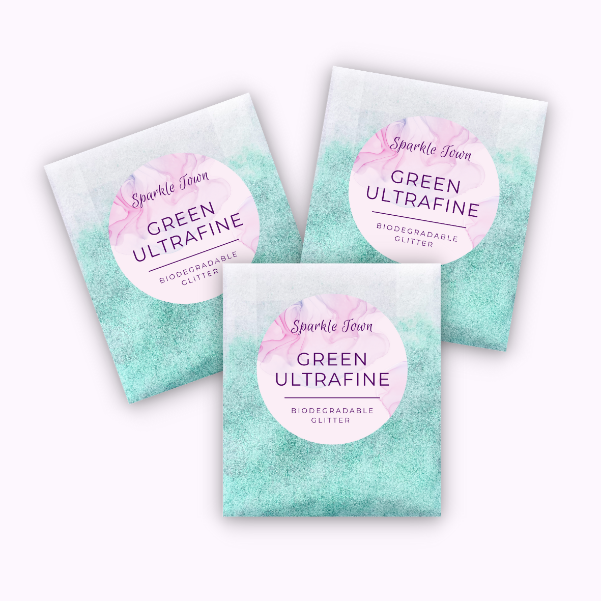 Green Ultrafine Biodegradable Glitter