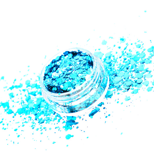 Sky Blue Mix Biodegradable Glitter