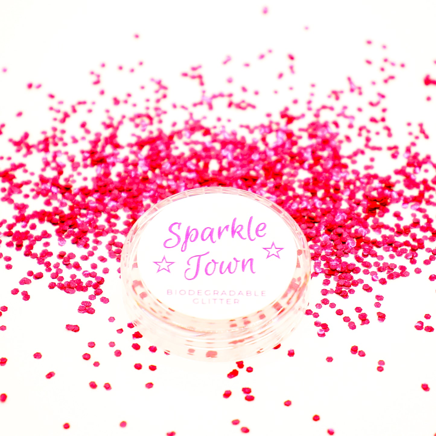 Red Chunky Biodegradable Glitter