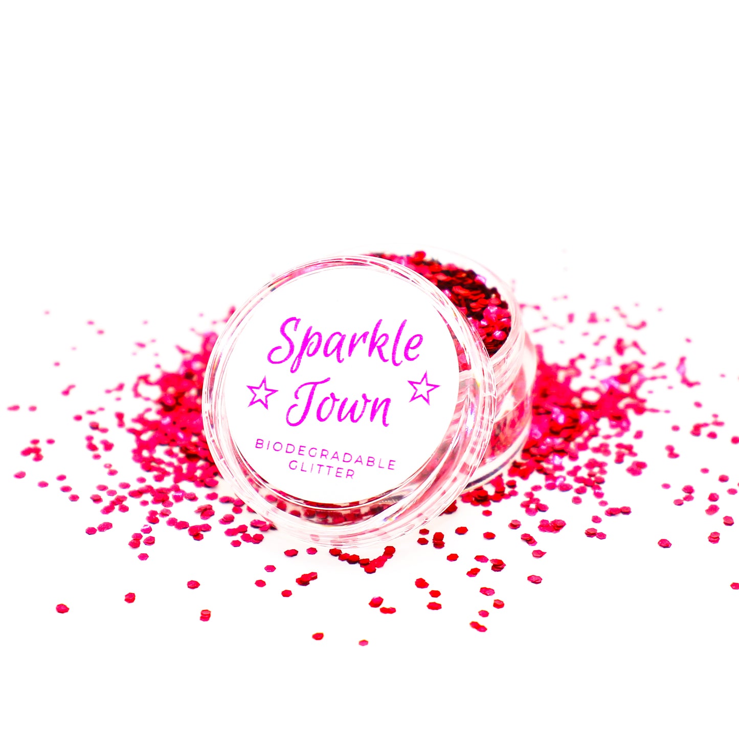 Red Chunky Biodegradable Glitter