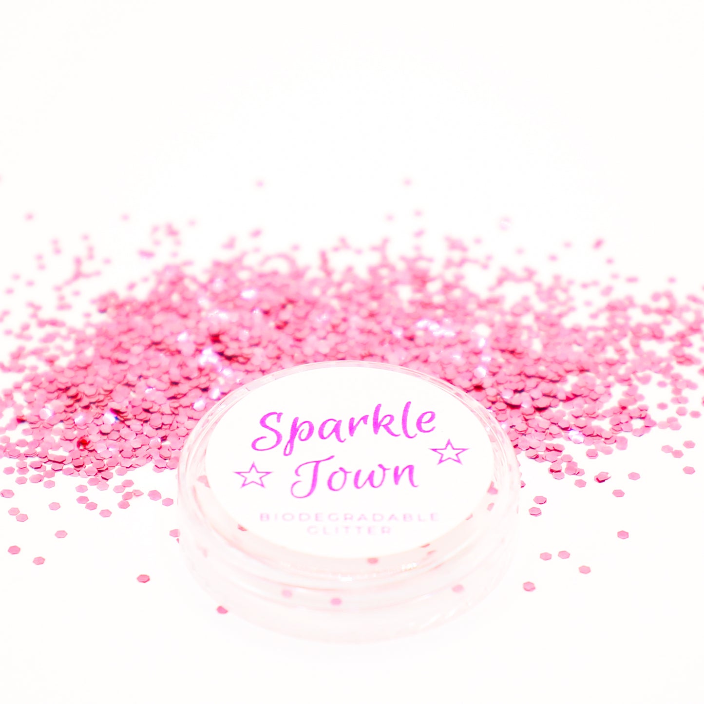 Rose Pink Chunky Biodegradable Glitter