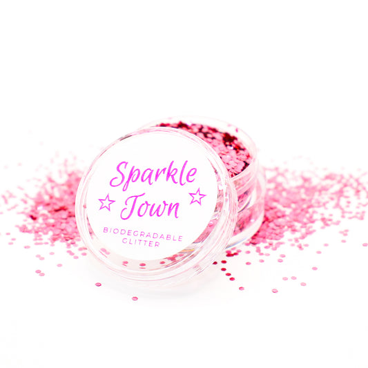 Rose Pink Chunky Biodegradable Glitter