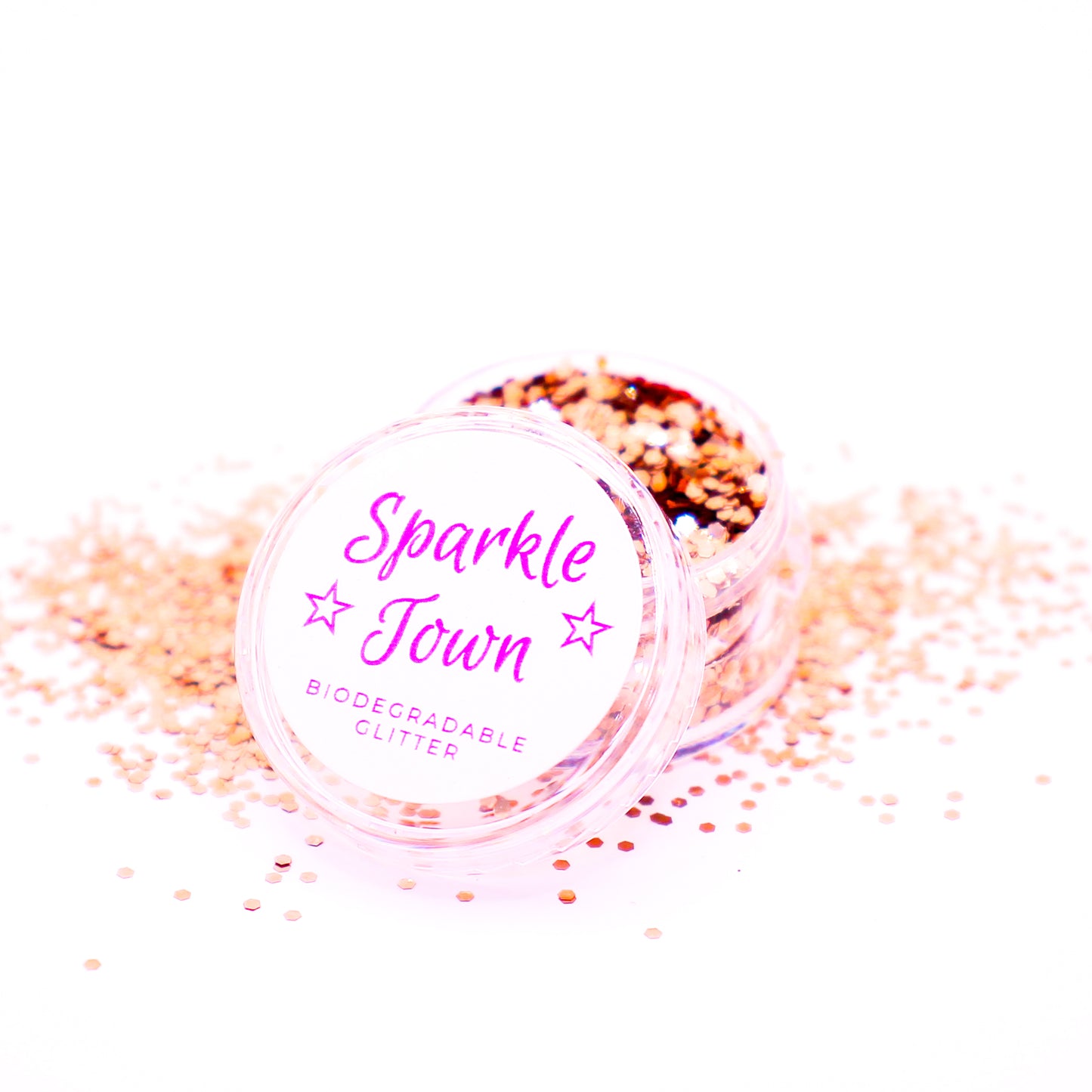 Rose Gold Chunky Biodegradable Glitter