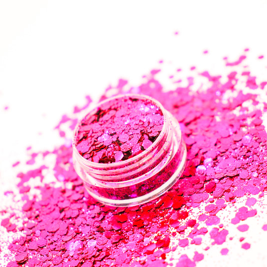 Dark Rose Mix Biodegradable Glitter