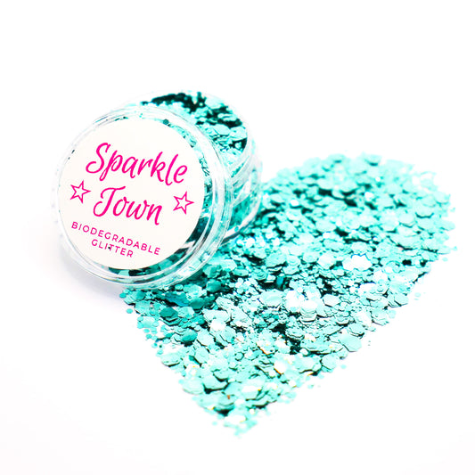 Turquoise Mix Biodegradable Glitter