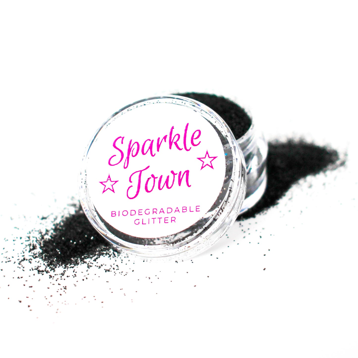 Black Ultrafine Biodegradable Glitter