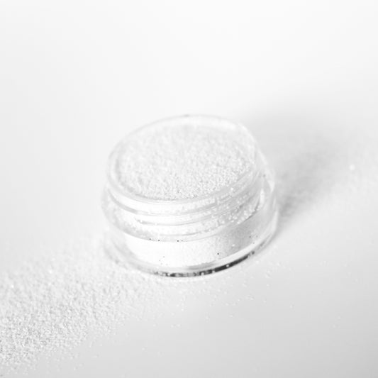 White Fine Biodegradable Glitter