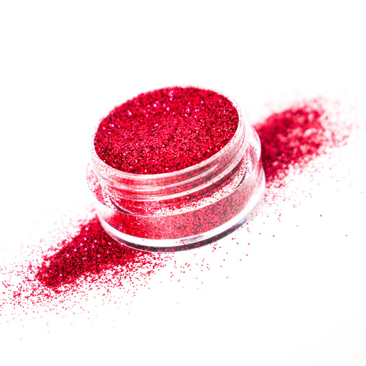 Red Ultrafine Biodegradable Glitter