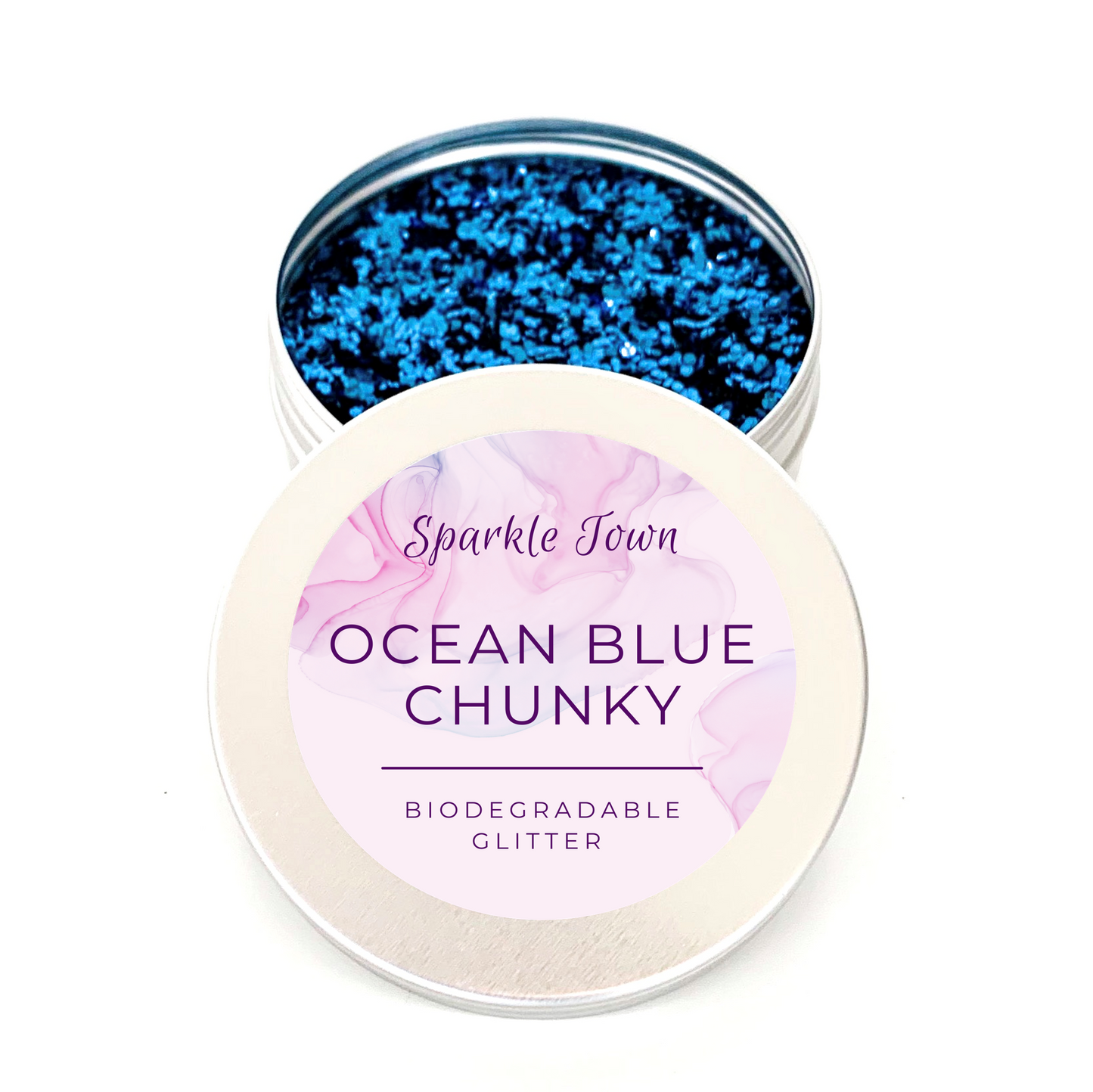 Ocean Blue Chunky Biodegradable Glitter