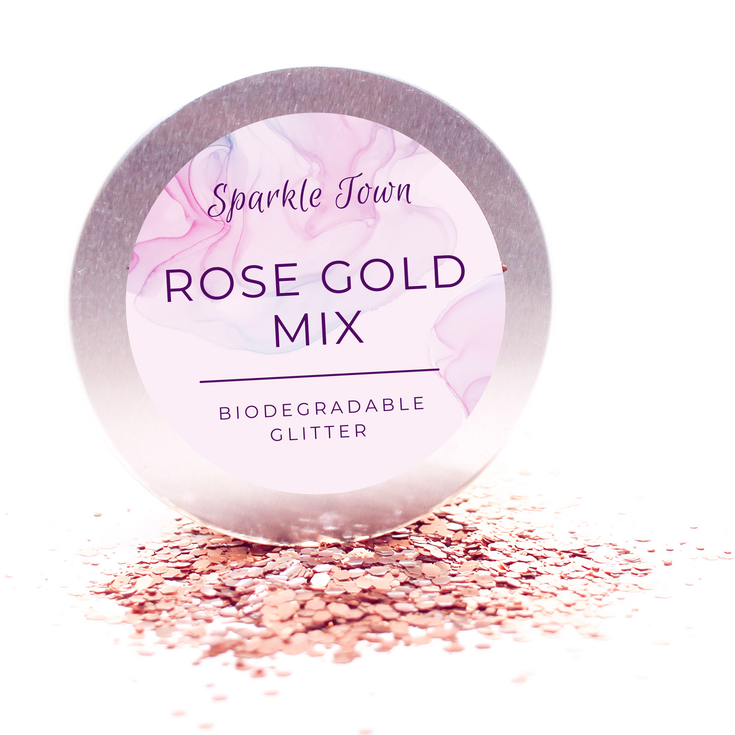 Rose Gold Mix Biodegradable Glitter