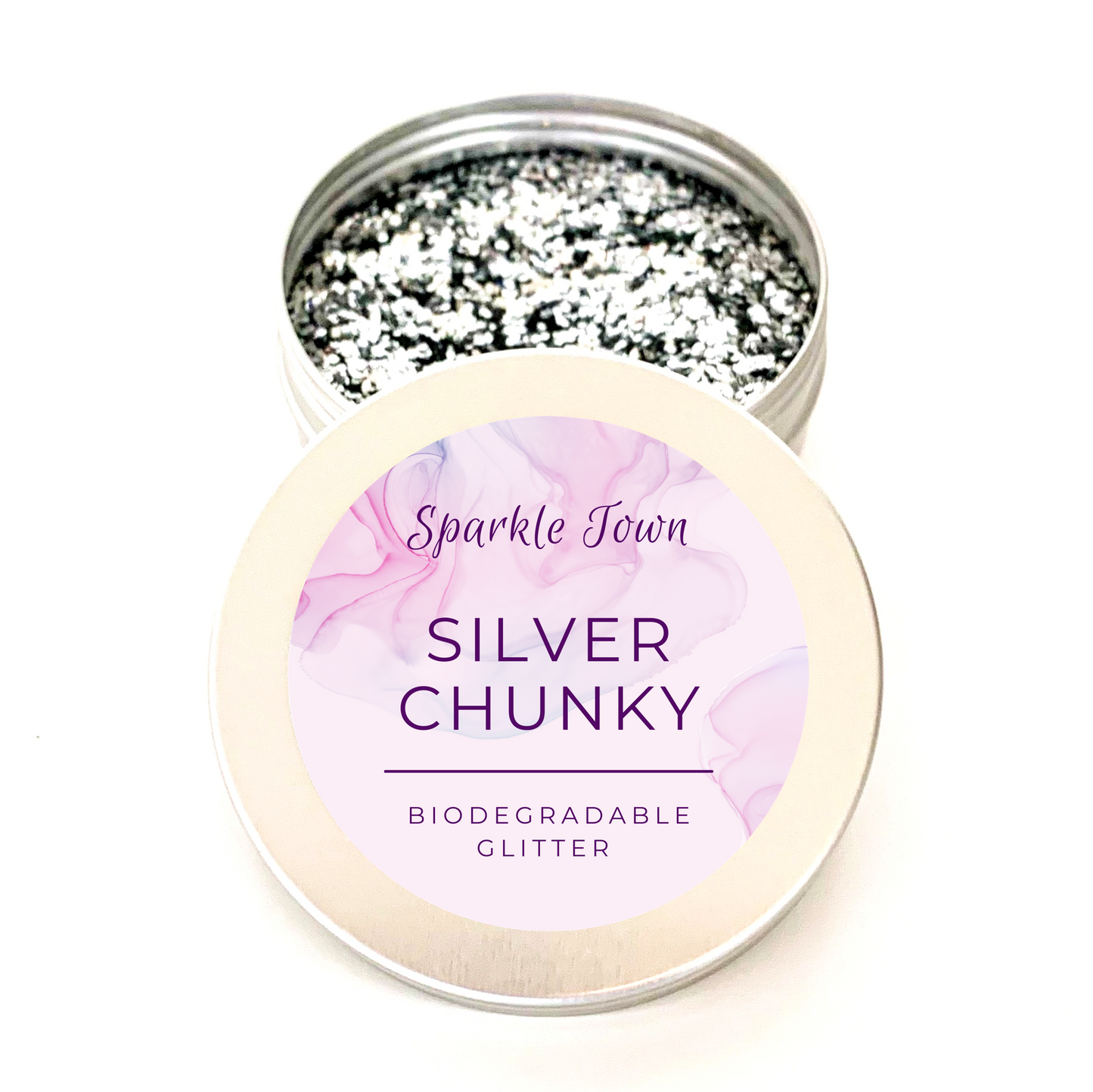 Silver Chunky Biodegradable Glitter