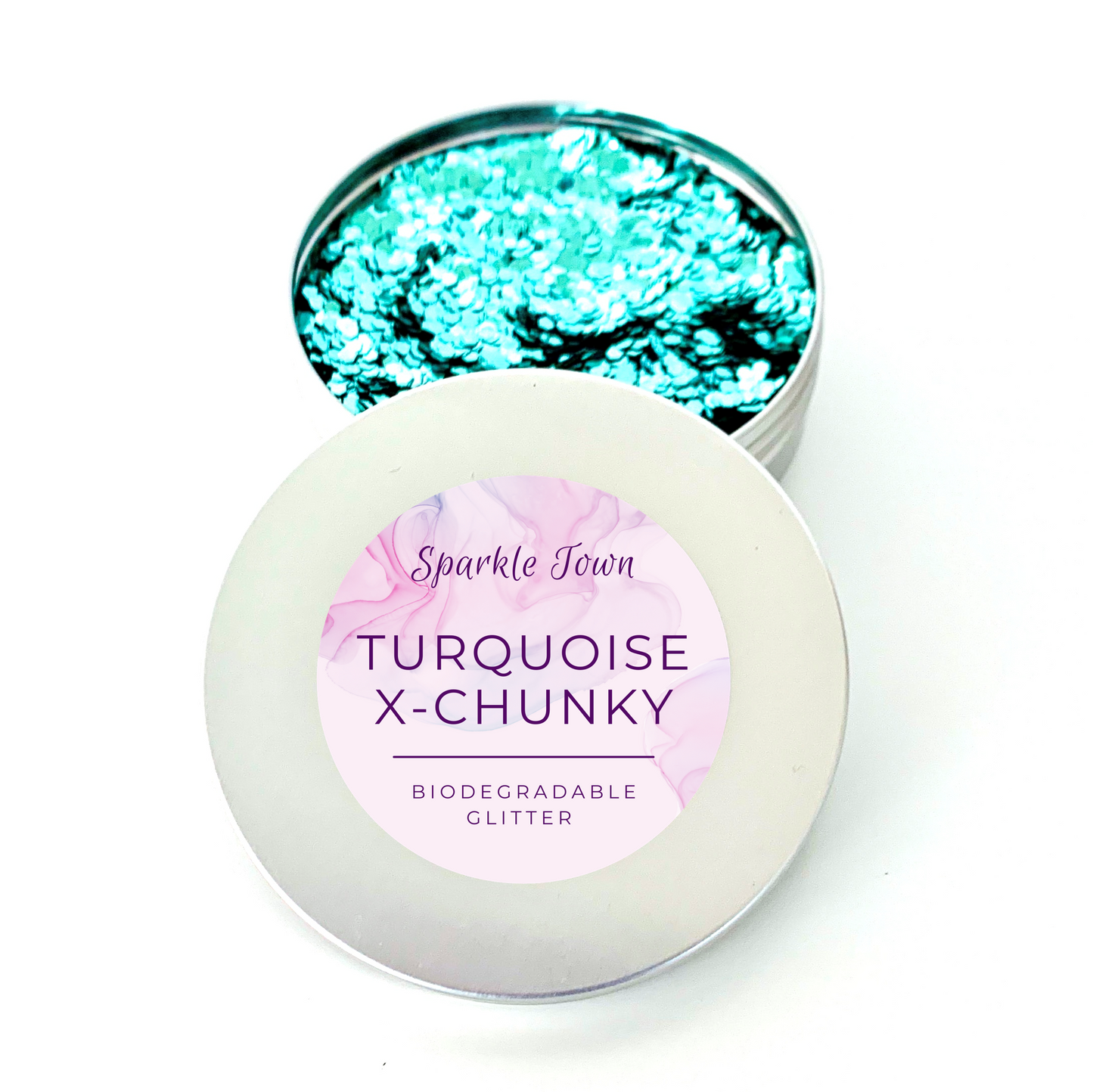 Turquoise Extra Chunky Biodegradable Glitter