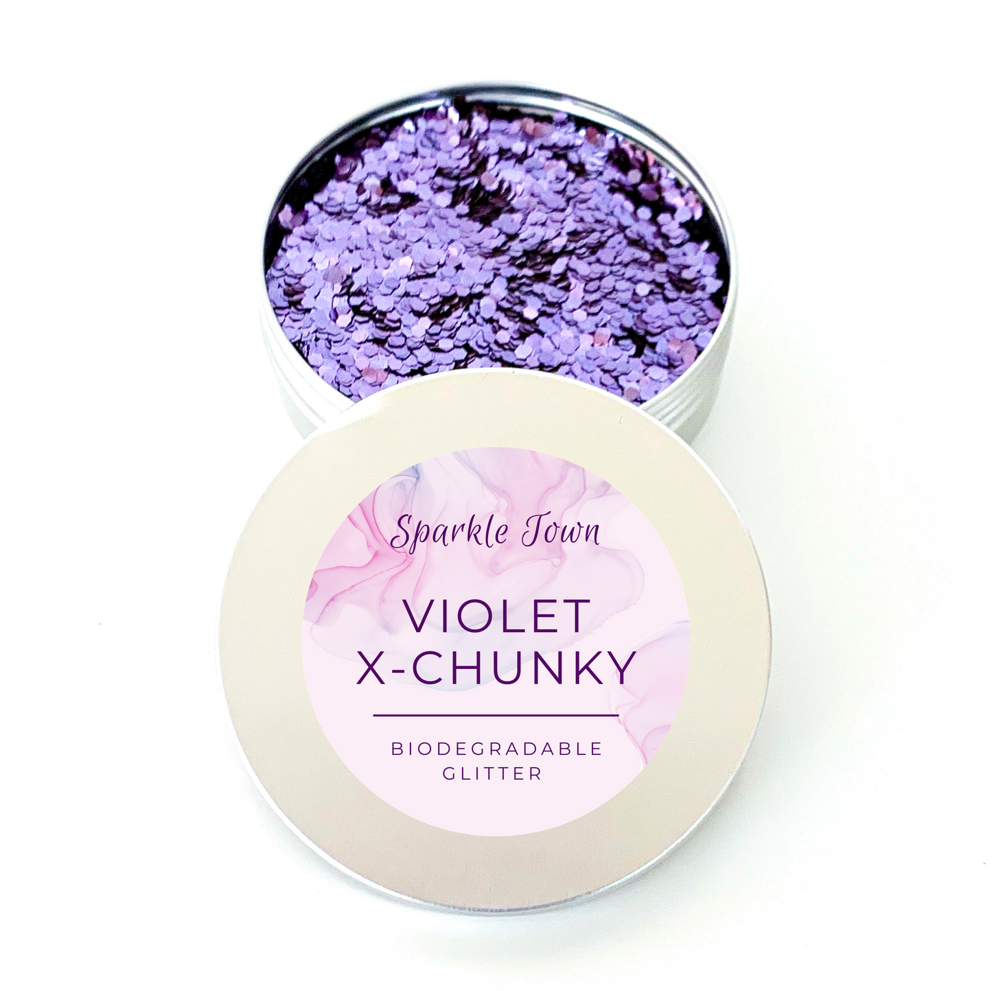 Violet Extra Chunky Biodegradable Glitter