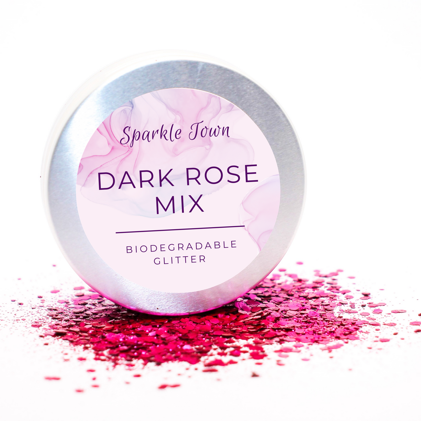 Dark Rose Mix Biodegradable Glitter