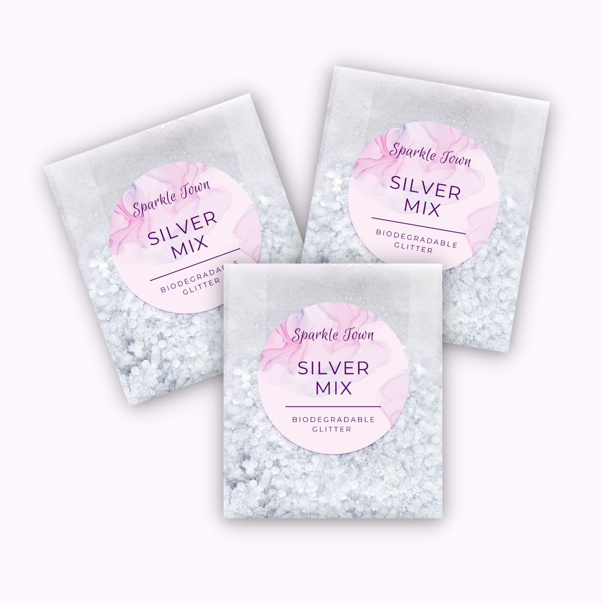 Silver Mix Biodegradable Glitter