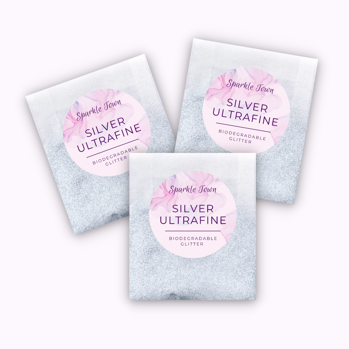 Silver Ultrafine Biodegradable Glitter