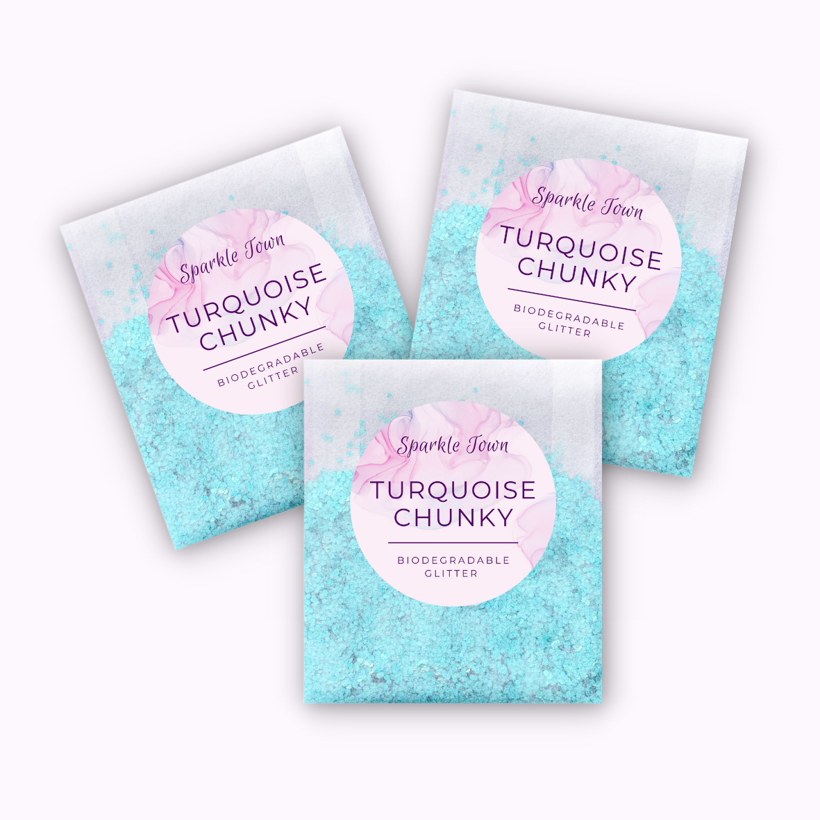 Turquoise Chunky Biodegradable Glitter
