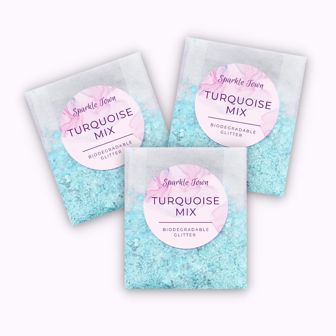 Turquoise Mix Biodegradable Glitter