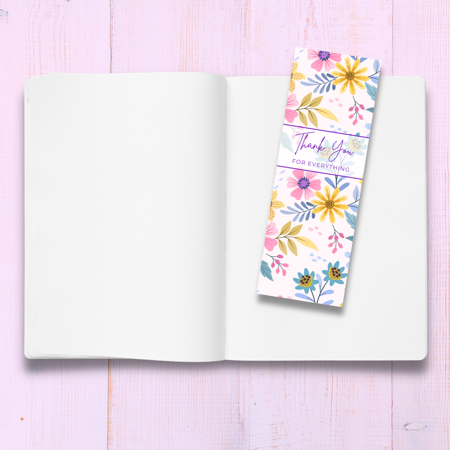 Thank You For Everything Bookmark