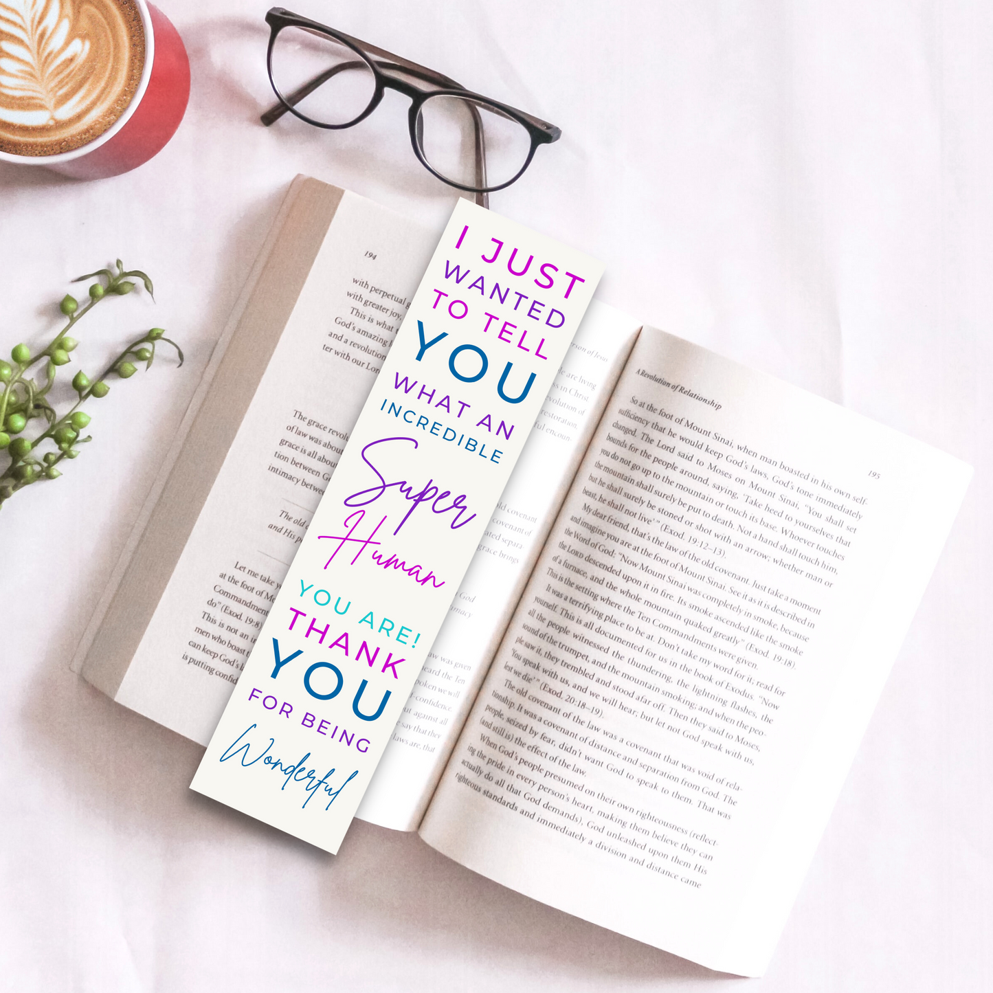 Friendship Bookmark - You Are a Super Human