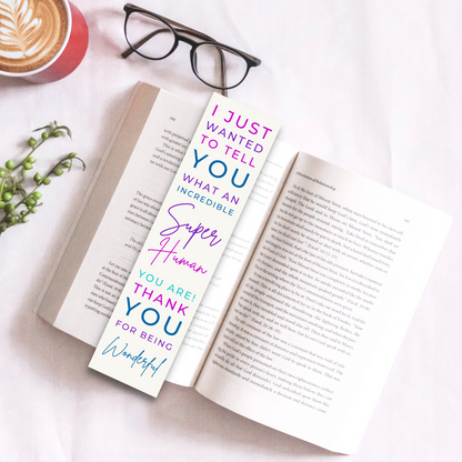 Friendship Bookmark - You Are a Super Human