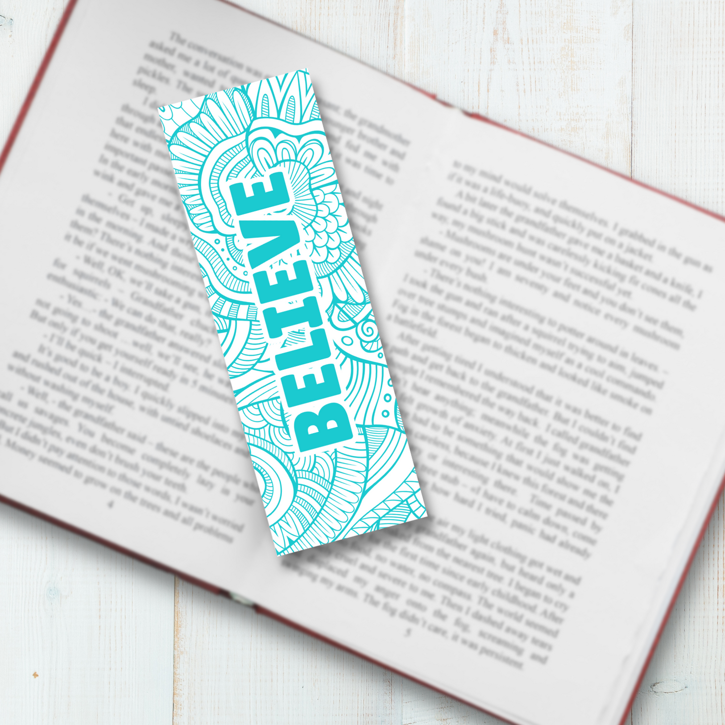 Wellbeing Bookmark - ‘Believe’