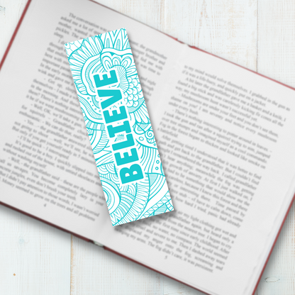 Wellbeing Bookmark - ‘Believe’