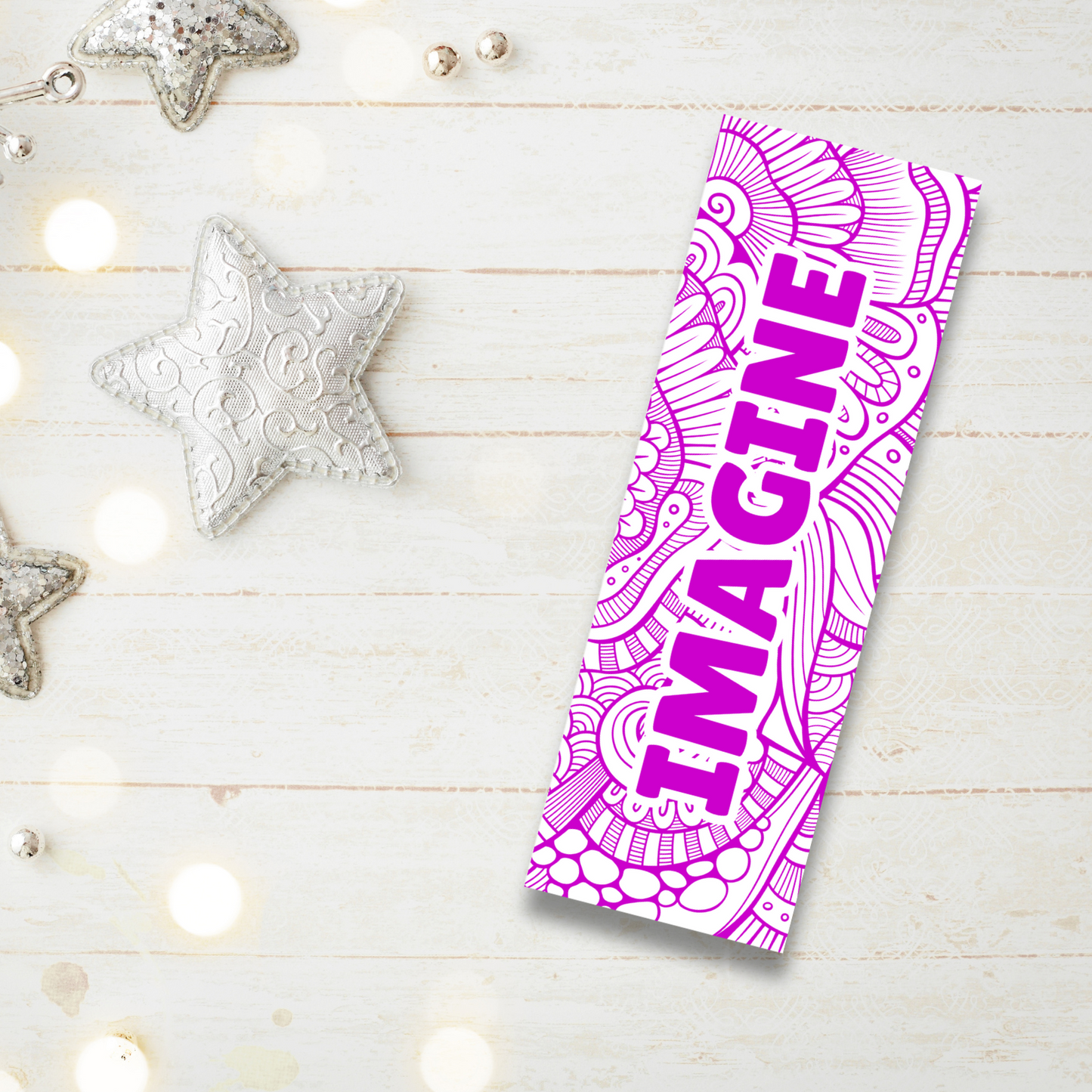 Wellbeing Bookmark - ‘Imagine’