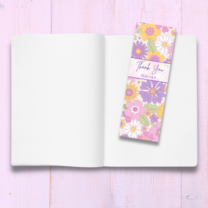 Thank You Teacher Bookmark